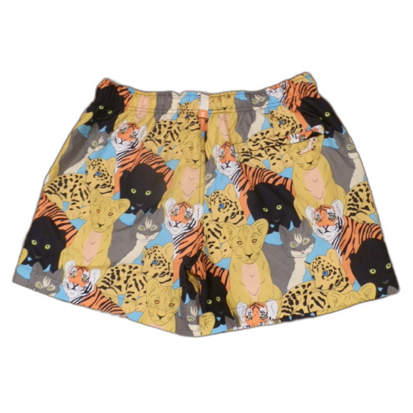 Ambsn California Wild Cat Swim Trunks Shorts Men's Size Small - Picture 2 of 3